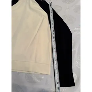 Lauren Ralph Lauren Zip Up Jacket Crest Cream Black Women's Large Ivory thumbnail 4