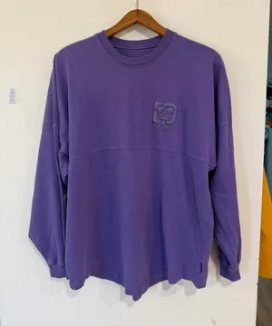 Disney Parks Long Sleeve Spirit Jersey Purple Potion Size Small Rare Cotton thumbnail 1