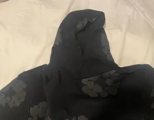 men’s denim tears hoodie Black Size L thumbnail 2