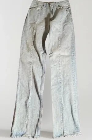 Abercrombie Jeans 90s women’s 26 Ultra High Rise Straight Leg Light Wash Y2K Mom thumbnail 1