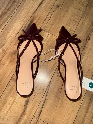 A New Day - Women’s Odelia Heels with Memory Foam Insole – Burgundy thumbnail 3