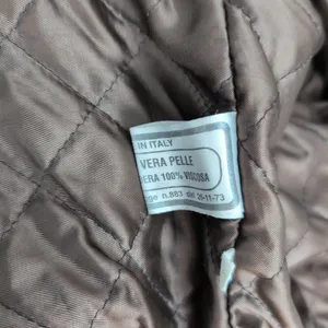 Vintage Heavy Leather Italian Made 80's Jacket. thumbnail 9