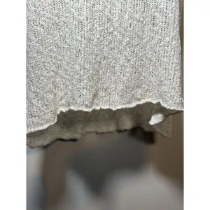 FREE PEOPLE Winter White Cream Cotton Dress Oversized‎ Sweater Short sleeve XS thumbnail 5