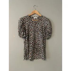 A.L.C‎ Kati Leopard-Print Puff-Sleeve Tee thumbnail 3