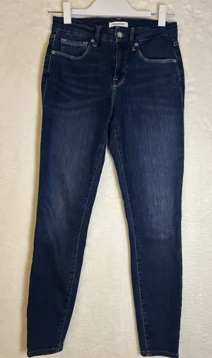 Good American Good Legs Crop Skinny Jeans Women 2/26‎ Dark Wash High Rise Denim thumbnail 1
