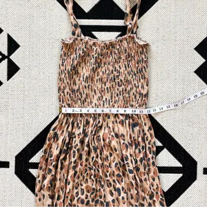 By Together Fika Leopard Smocked Maxi Dress Medium thumbnail 7