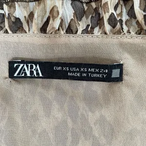 Zara Date Night Mini Dress Leopard Print Mob Wife XS thumbnail 7