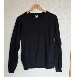 Love Your Melon Black Taped Crew Sweatshirt Large Fleece thumbnail 1