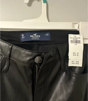 Hollister low rise leather jeans thumbnail 3