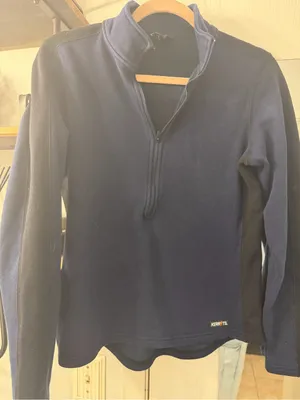 Kerrits Navy and Black Half-Zip Cowl Pullover thumbnail 1