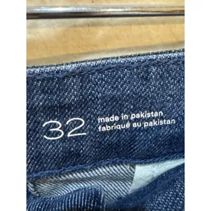 Pilcro Gaucho Pants Denim Jeans High Rise Wide Leg Cropped Size 32 - 16" Inseam thumbnail 5