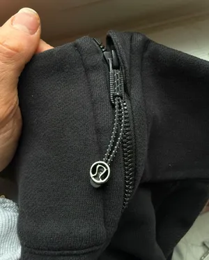 Lululemon Black scuba full zip funnel neck thumbnail 2