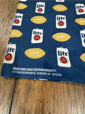 Miller Lite Navy Logo Bandana Blue thumbnail 3