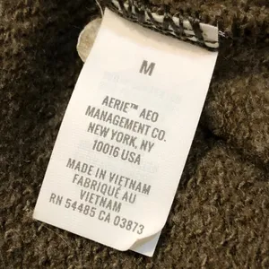 Aerie Faux Fur Lined Hood Oversized Sweatshirt Hoodie thumbnail 4