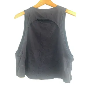 ✨Lululemon Cut Back Crop Black Sz Small Tank Top✨ thumbnail 7