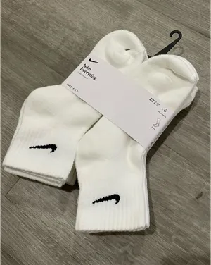 Nike Dri-Fit white socks  thumbnail 1
