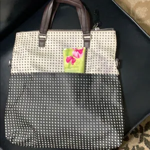 Fossil Canvas Crossbody Bag Polkadot thumbnail 3
