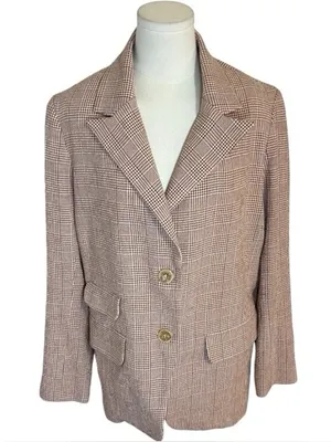 Free People Houndstooth Bowie Oversized Blazer thumbnail 4