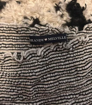 Brandy Melville Striped Stretchy Tube Top thumbnail 2