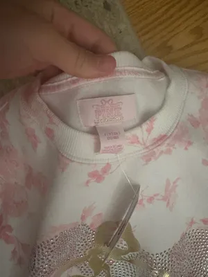 LoveShackFancy X Pink sweatshirt thumbnail 3