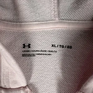 Under Armour Hoodie Womens‎ XL Pink Fleece Loose Fit Full Zip Hooded Sweatshirt thumbnail 4