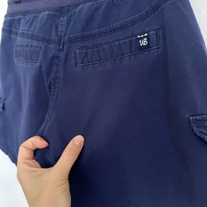 Vintage Y2K Unionbay 100% Cotton Cargo Shorts S Low Rise Navy Utility Gorpcore thumbnail 15