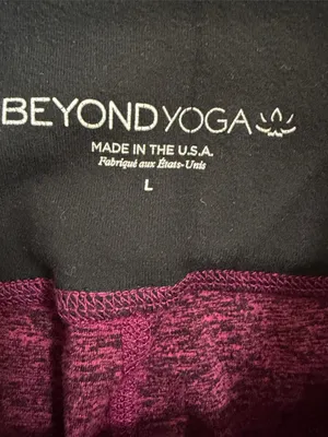 Beyond Yoga Spacedye Leggings Size Large Full Length EUC‎ thumbnail 6