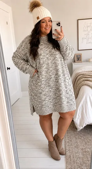 Maurices Sweater Dress Grey thumbnail 1