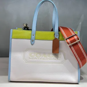 COACH Field Tote 30 In Colorblock With Coach Badge C0777 thumbnail 1