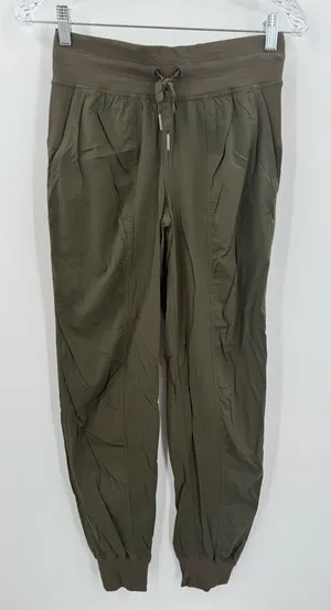 Lululemon Women's Dance Studio‎ Jogger Pants *29" Dark Olive Size 4 thumbnail 1