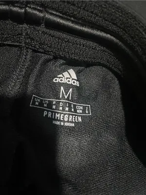 adidas Black Sweatpants with White Side Stripes thumbnail 2