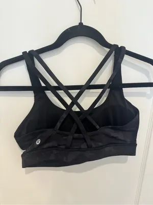 Lululemon Black Camo Energy Bra thumbnail 2