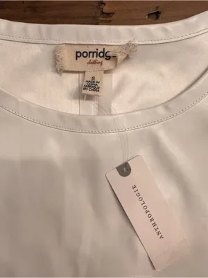 Anthropologie |‎ Porridge Collin Faux Leather Tee thumbnail 3