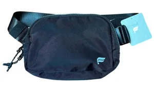 Fabletics Belt Bag Unisex Small Black Nylon Crossbody Fanny Pack Travel Gym NEW thumbnail 1