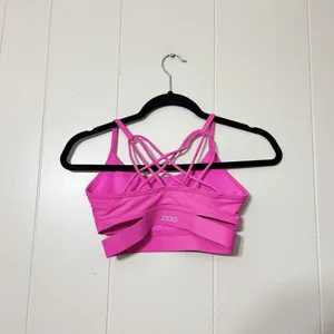Lorna Jane Pink Strappy Sports Bra Workout Yoga Activewear Size Unknown thumbnail 4