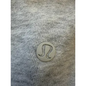 Lululemon Back To‎ It Wrap Fleece Jacket Sweater Athleisure Neutral Gray Comfy thumbnail 5