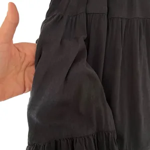 Old Navy Womens Puff Sleeve Flowy Peasant Dress Size XXL Smocked Tiered thumbnail 8