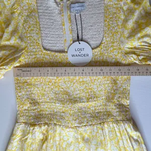 NWT Lost + Wander Sweet Summer Daze Midi Dress Small Yellow‎ Floral Cottagecore thumbnail 11