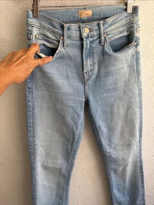 Mother Light Wash Women's Jeans - Classic Straight Fit thumbnail 2