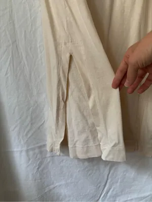 Everlane Cream Sleeveless Midi Tank Dress thumbnail 3