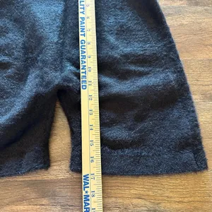 Gymshark Whitney Simmons Eyelash Black Fuzzy Bike Shorts Womens Medium thumbnail 6
