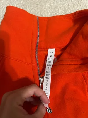 Lululemon Orange Scuba Sweatshirt thumbnail 3
