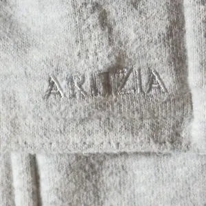 598 | Aritzia Sweatfleece Mega Fit‎ Cargo Mini Skirt Heathered Oatmeal XS thumbnail 3
