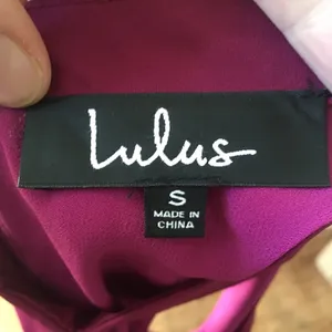 Lulu’s purple shift dress with chocker keyhole neckline thumbnail 2
