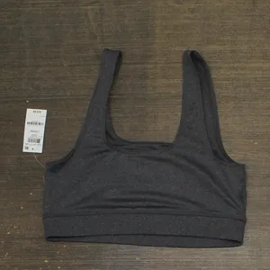 NWT Jenni Womens Square-Neck Bralette 100139256 Gray L thumbnail 3