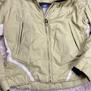 Obermeyer Women's Ski Jacket, Pale Green/White, Size 10 thumbnail 3