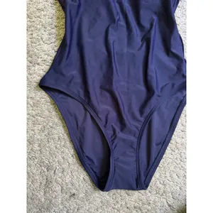 NWT Quince Italian Cross Back One Piece Swimsuit Deep Navy Size Medium thumbnail 8