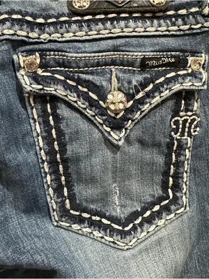 Miss Me JP55014‑13 Bootcut Jeans – Classic Embellished Pockets – Size 30 thumbnail 9