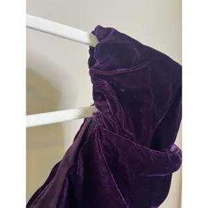 Women's Velvet Dress Jordan Gothic Evening Long Maxi 90s Whimsigoth Embroidered thumbnail 5
