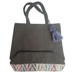 Ruggine Women's Multicolor Woven Fringe‎ Tote Bag Boho-Chic thumbnail 2